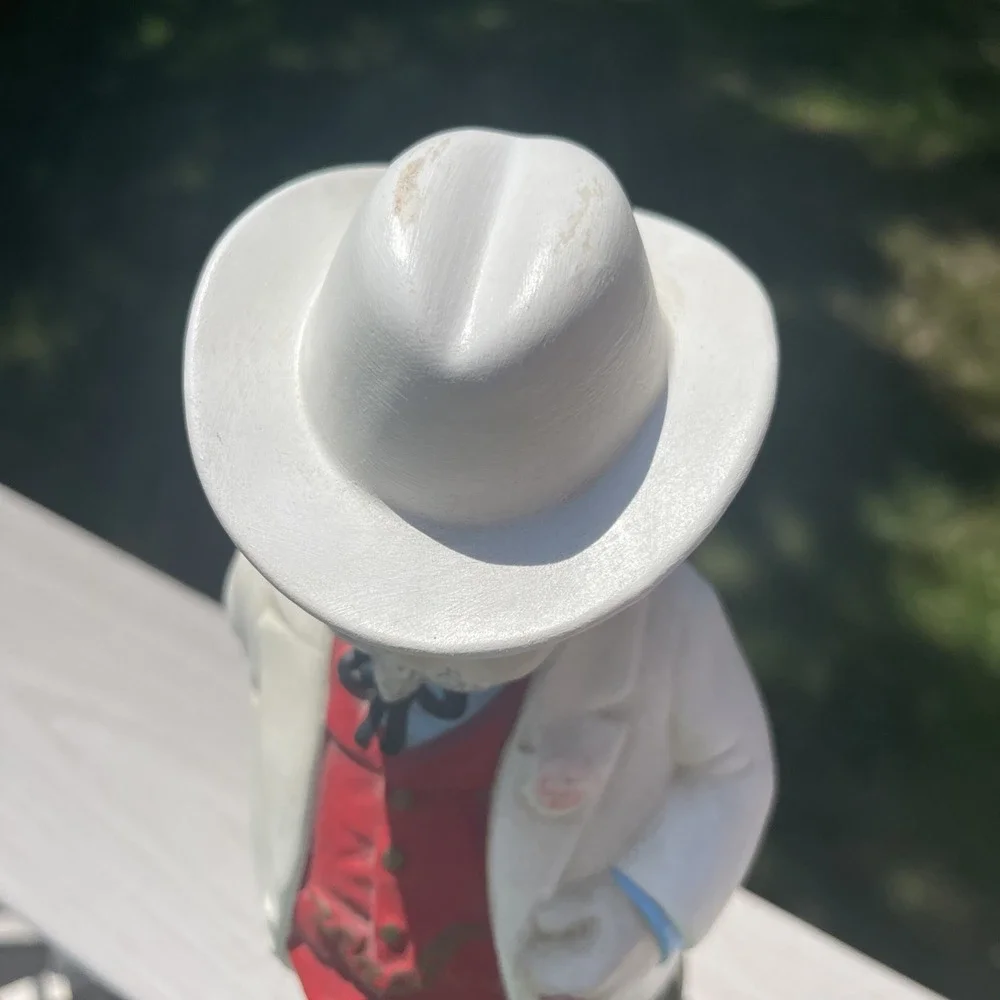 1960 Vintage Hand painted Alberts's Decanter Kentucky Southern Gentleman Colonel